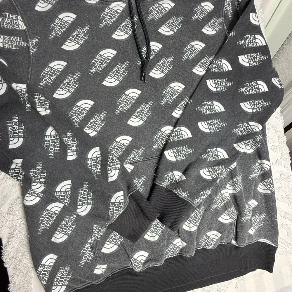 Men's Black and White Checkered Hoodie